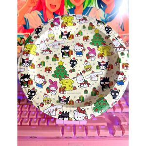 Sanrio Hello Kitty & Friends Dessert Plate 8” 2024 Christmas Presents 16 Paper